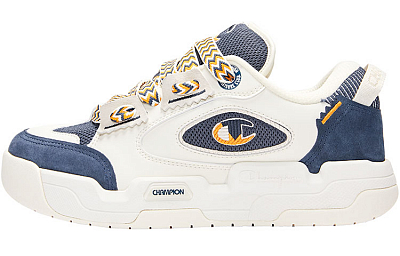 Champion Essentials Collection Valve V2 Low-Top Skateboard Shoes Men's Blue White