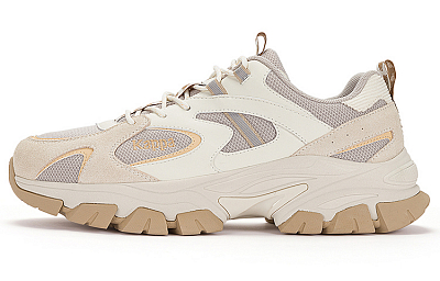 Kappa Low-Top Chunky Sneakers Unisex White Gray