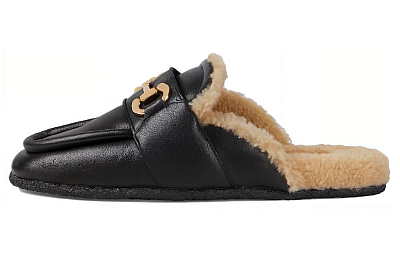 GUCCI Horsebit Mule Black Women's