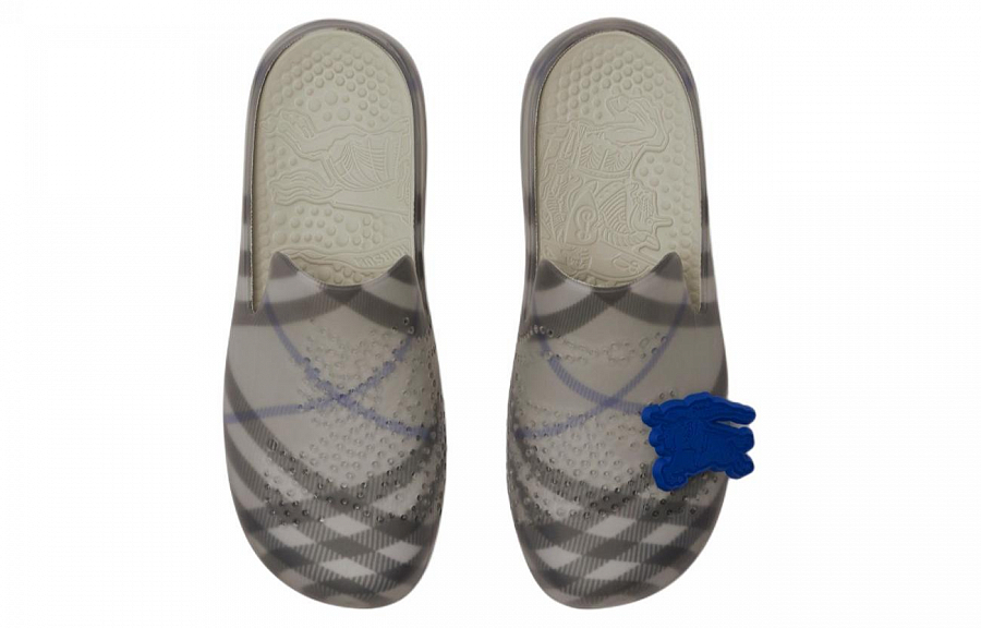 Burberry Stingray Checked-lining Slippers купить в интернет-магазине Yoocart с быстрой доставкой по России.