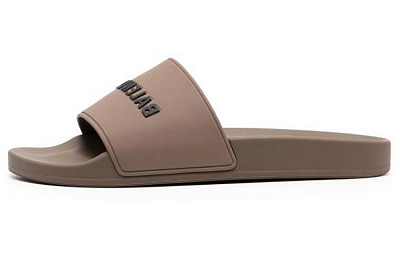 Balenciaga Pool Slides 'Brown'