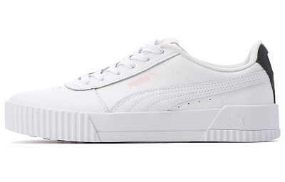 PUMA Carina Leather 'White Black Rosewater' Women's