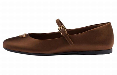 PRADA Mary Jane Shoes Women's Brown