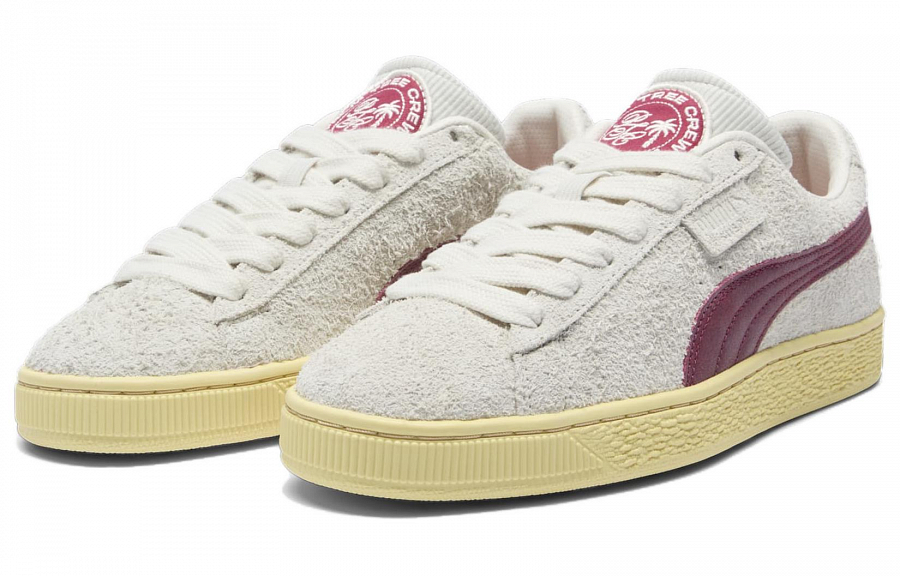 PUMA X Palm Tree Crew Suede R 'Vapor Grey Club Red' купить в интернет-магазине Yoocart с быстрой доставкой по России.