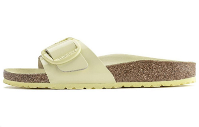 Birkenstock Madrid Big Buckle Narrow Fit Sandals 'Shine Popcor' Women's