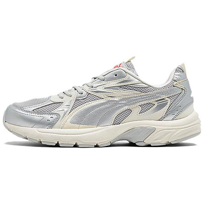 PUMA Milenio Tech Anti Slip Wear Resistant Low Top Casual Shoes Men's Silver