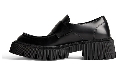 Balenciaga Tractor Leather Loafers