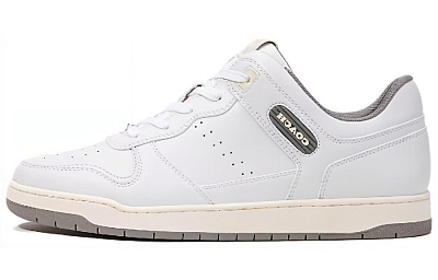 COACH C201 Low-Top Stylish Skateboarding Shoes Men's White