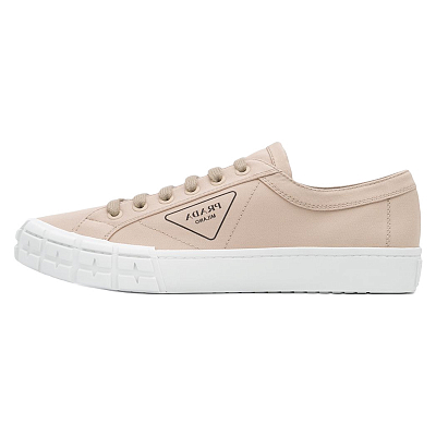 PRADA Wheel Low Top Stylish Skateboarding Shoes Women's Nude