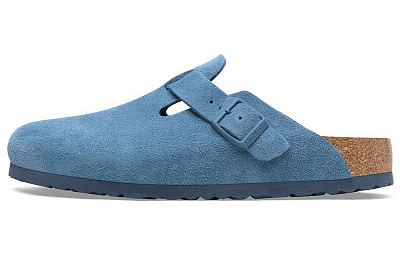 Birkenstock Wrap-toe Slippers Unisex Light Blue Regular
