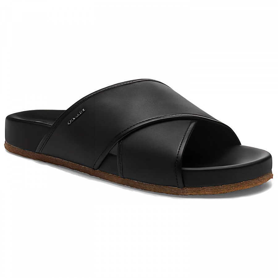 COACH Slide Slippers Men's Black