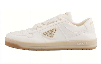 PRADA Downtown Leather Sneakers