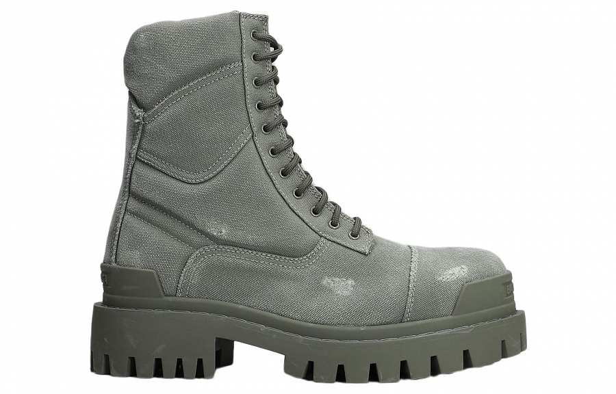 Balenciaga Combat Strike 20mm Boots 'Washed Grey Cotton' Women's купить в интернет-магазине Yoocart с быстрой доставкой по России.