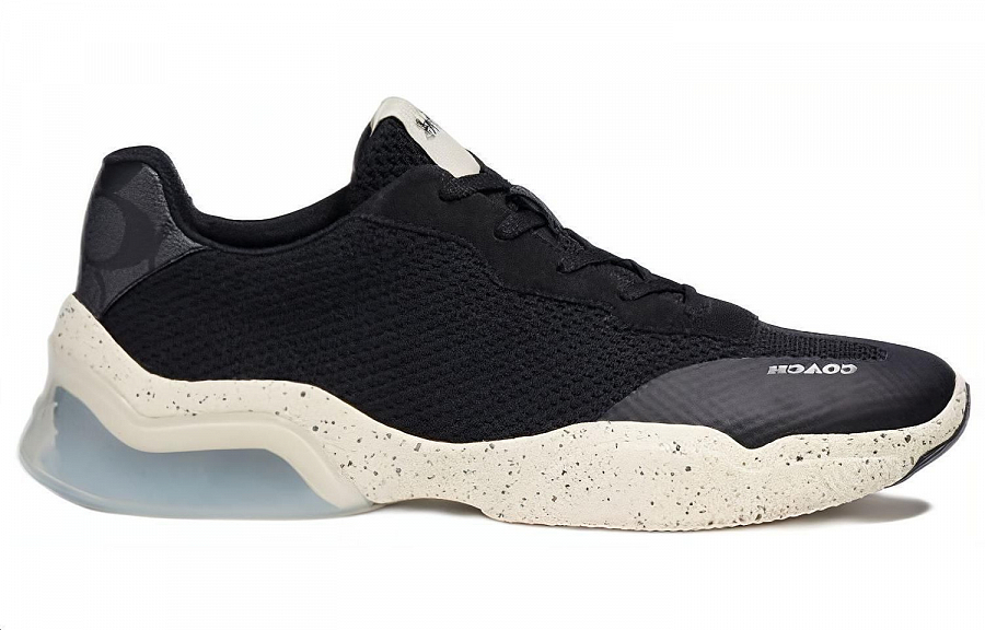 COACH CitySole Cushioning, Slip Resistant, And Abrasion Resistant Low Top Casual Shoes Men's Black