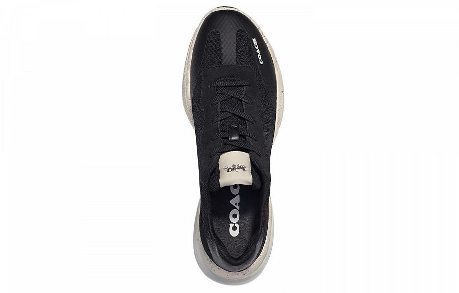 COACH CitySole Cushioning, Slip Resistant, And Abrasion Resistant Low Top Casual Shoes Men's Black
