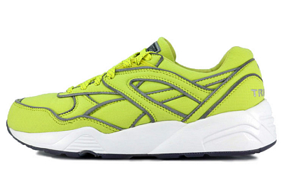 PUMA R698 Cushioning Anti-Slip And Wear-Resistant Low-Top Casual Shoes Women's Green