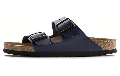 Birkenstock Arizona Soft Footbed Birko Flor 'Blue'