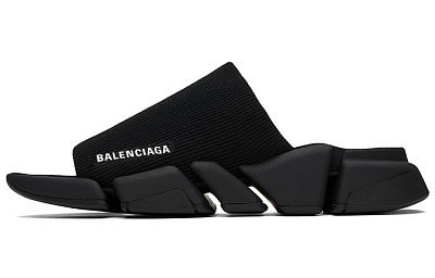 Balenciaga Speed 2.0 Slide Sandal 'Black'