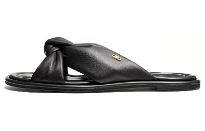 MICHAEL KORS Slip Resistant Slide Slippers Women's Black