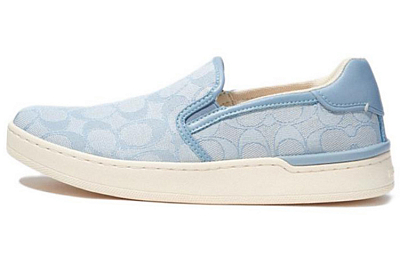 COACH Wells Stylish Skateboarding Shoes Women's Blue
