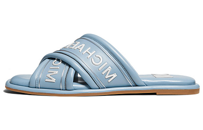 MICHAEL KORS KORS Slide Slippers Women's Light Blue