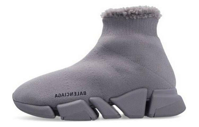 Balenciaga Speed 2.0 Sneakers 'Grey Recycled Knit' Women's