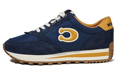 COACH Low-Top Casual Shoes Men's Dark Blue