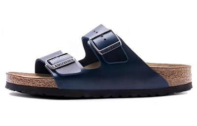 Birkenstock Arizona Soft Footbed Oiled Leather Blue