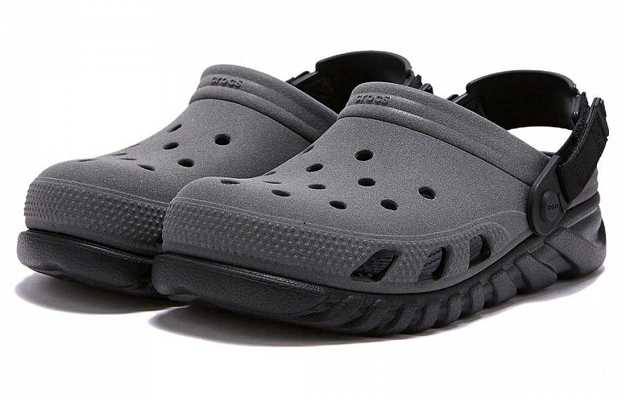 Crocs Duet Max Reflective Clog 'Grey Black'