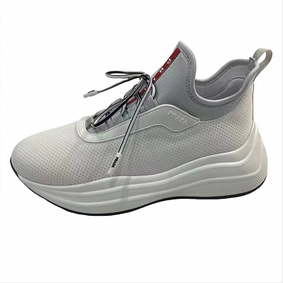 PRADA Neoprene Logo White Women's