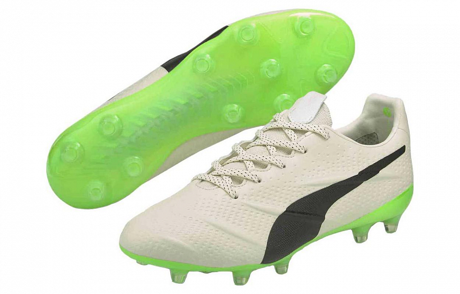 PUMA King Platinum 21 Vegan Fg Ag 'Ivory Glow Green Glare' купить в интернет-магазине Yoocart с быстрой доставкой по России.
