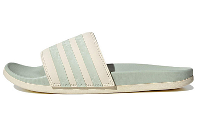 Adidas Adilette Comfort Slide 'White Linen Green' Women's