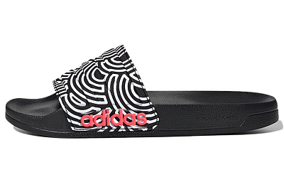 Adidas Adilette Shower Slipper 'Black White' Women's