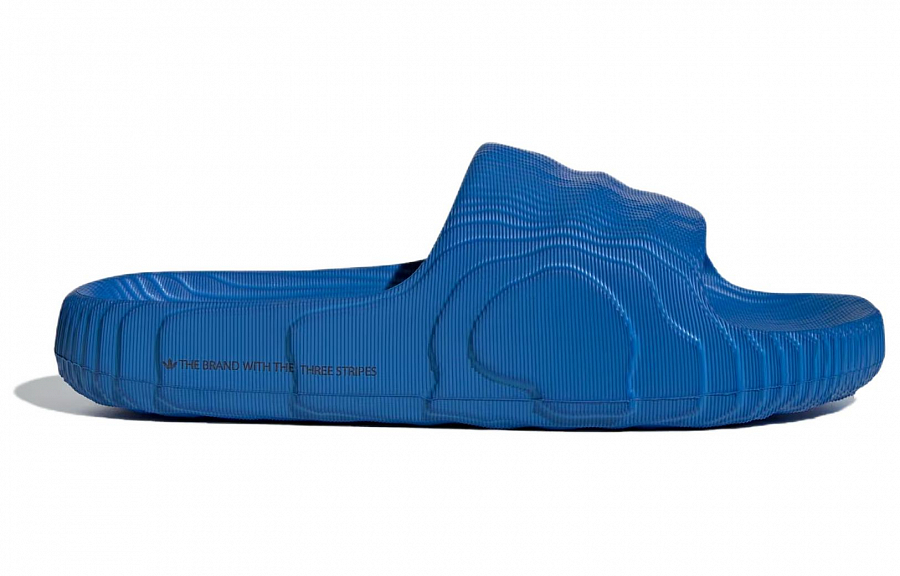 Adidas Adilette 22 Slides Blue Bird Core Black