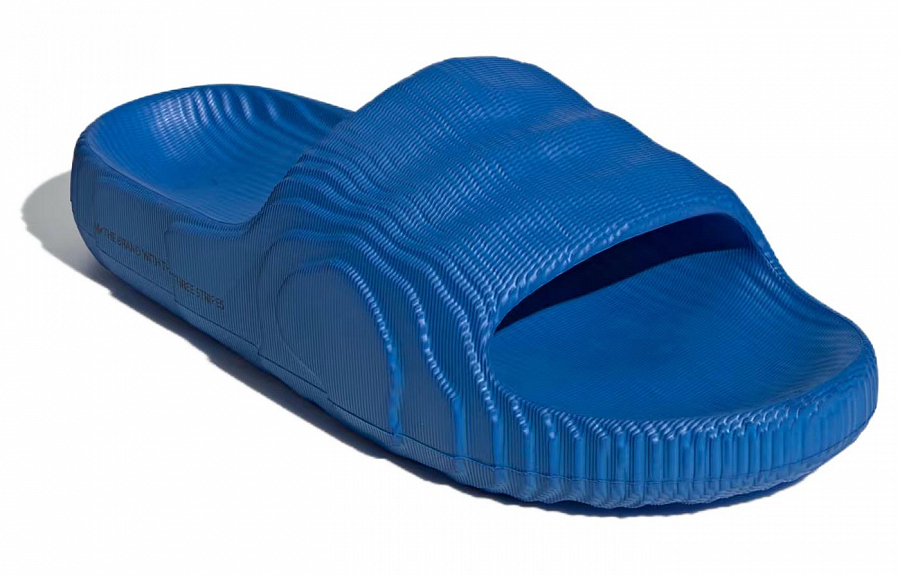 Adidas Adilette 22 Slides Blue Bird Core Black