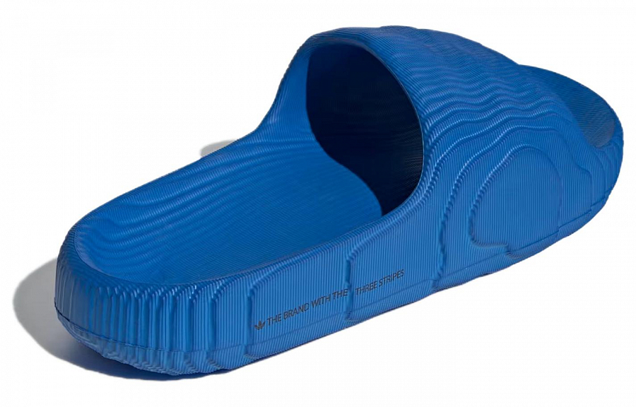Adidas Adilette 22 Slides Blue Bird Core Black