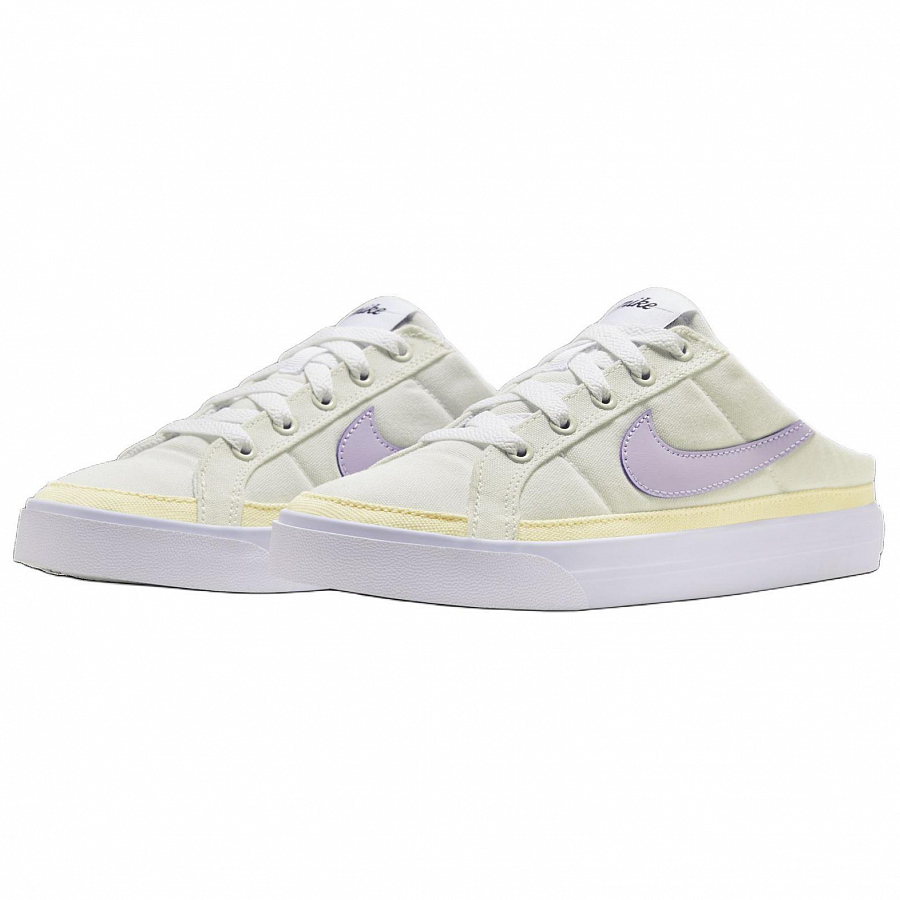 Nike Court Legacy Mule 'Light Yellow Purple' Women's