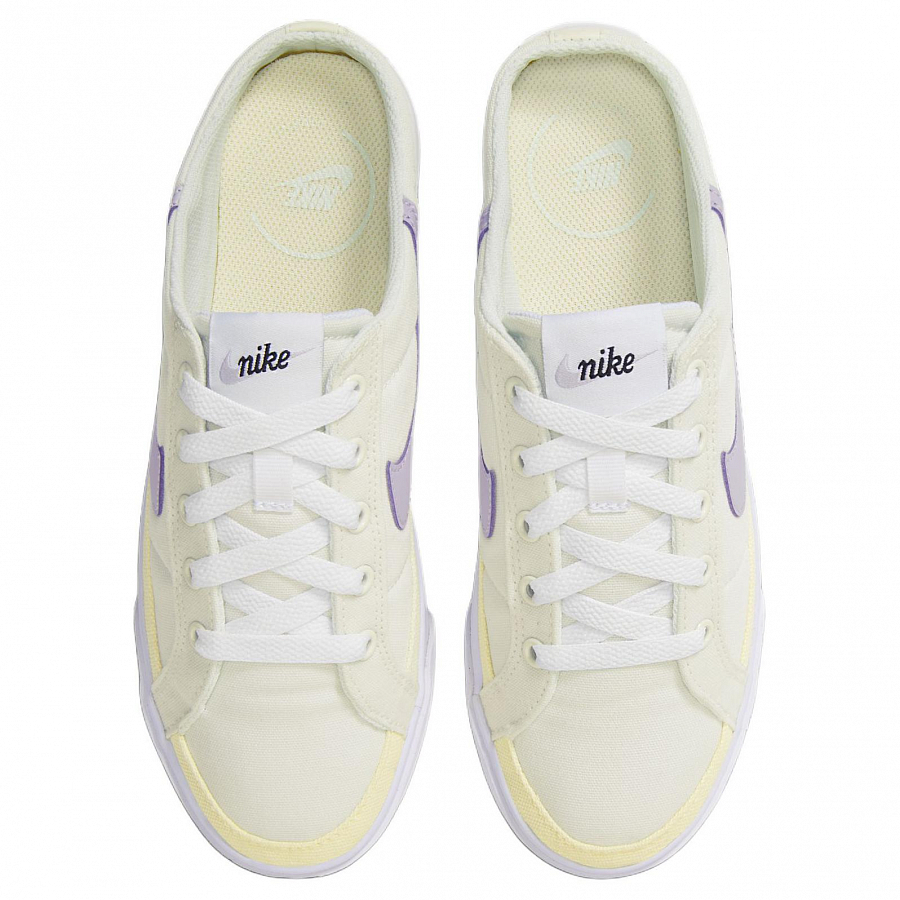 Nike Court Legacy Mule 'Light Yellow Purple' Women's