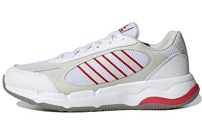 Adidas Keitaki Shoes 'Cloud White Scarlet'