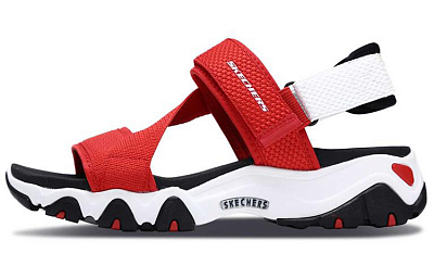Skechers D'Lites 2.0 Sandals Red Women's