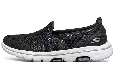 Skechers Go Walk 5 Slip on 'Black White' Women's