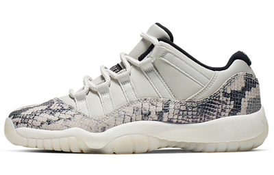Jordan 11 Retro Low 'Snake Light Bone' GS