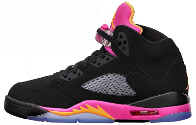 JORDAN 5 Retro Black Pink GS