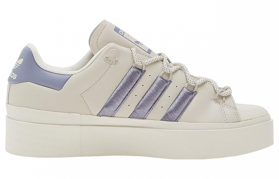 Superstar Women's Adidas Originals Bonega 'Aluminium Silver Violet' Women's