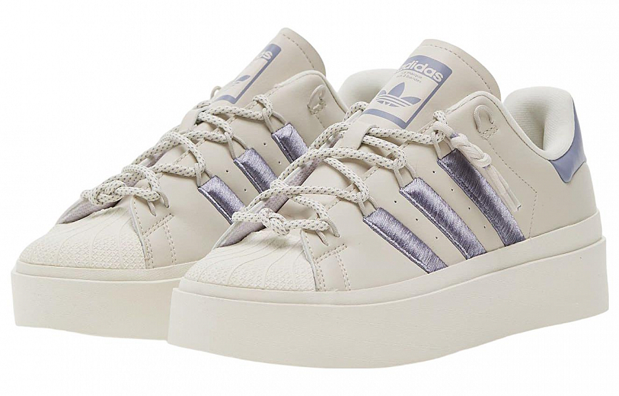 Superstar Women's Adidas Originals Bonega 'Aluminium Silver Violet' Women's
