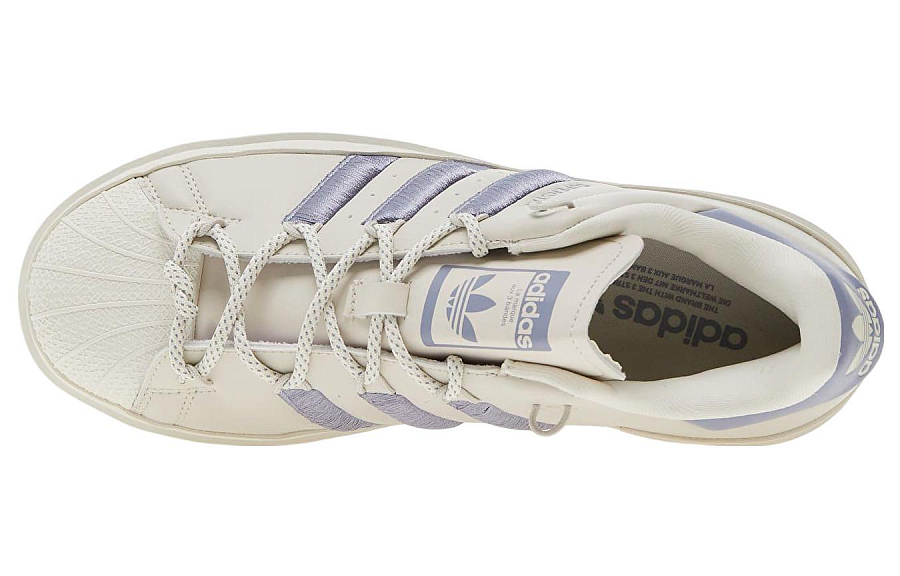Superstar Women's Adidas Originals Bonega 'Aluminium Silver Violet' Women's