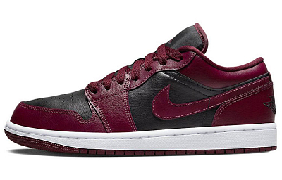 Jordan 1 Low Black Dark Beetroot Women's