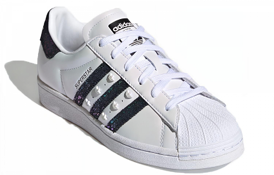 Adidas Originals Superstar White Black Splatter Women's