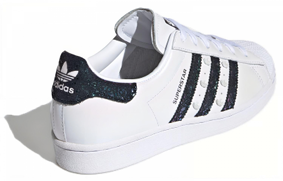 Adidas Originals Superstar White Black Splatter Women's
