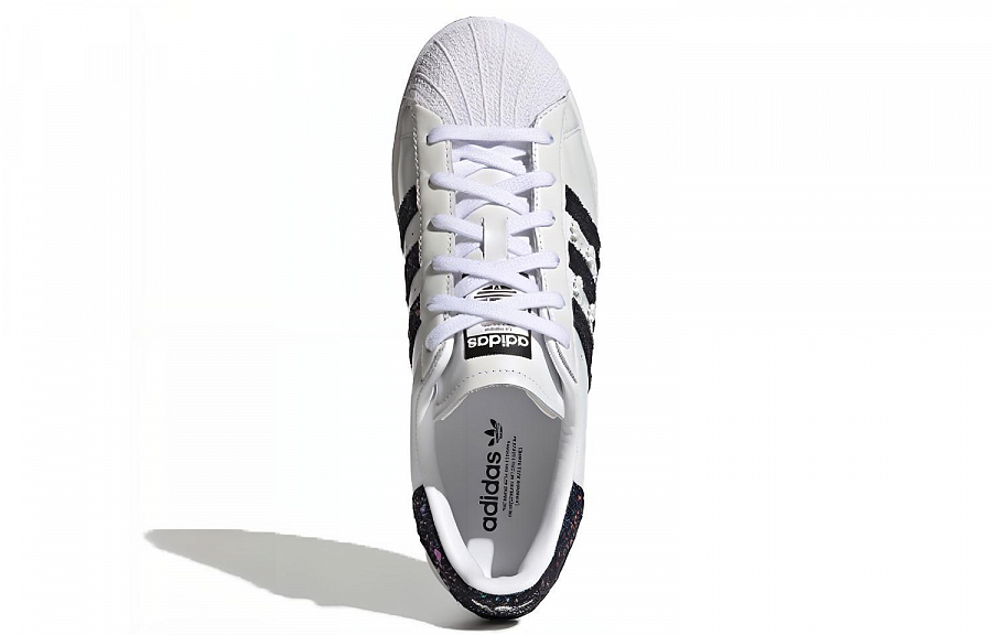 Adidas Originals Superstar White Black Splatter Women's